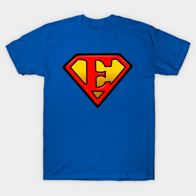 Super E symbol T-Shirt by edwinj22